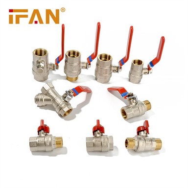 Kovaný mosadzný guľový ventil