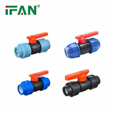 HDPE plastový guľový ventil